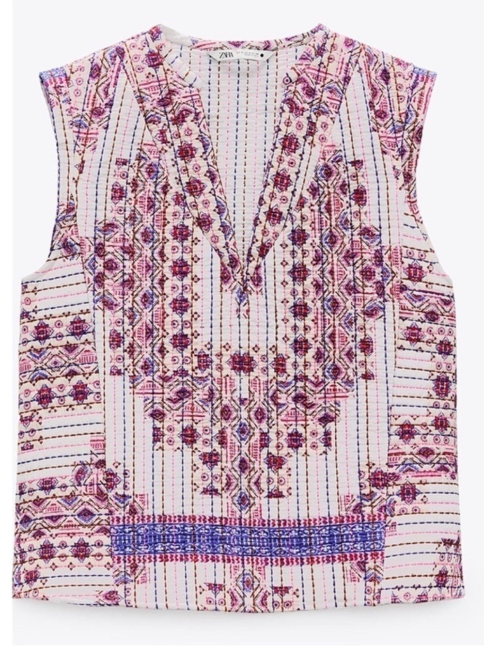 Zara Quilted Tank Size Small